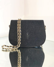 Load image into Gallery viewer, Vintage BEVERLY Italy Stingray Skin Leather Crossbody Bag
