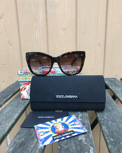 DOLCE & GABBANA Brown Tortoise Sunglasses