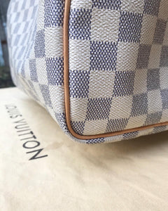 LOUIS VUITTON Damier Azur Canvas Speedy 30