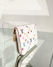 Load image into Gallery viewer, LOUIS VUITTON Monogram White Multi Colour Zippy Coin Wallet
