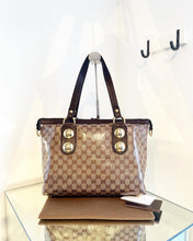 Load image into Gallery viewer, GUCCI Babouska GG Crystal Coated Canvas Tote
