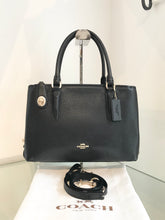Load image into Gallery viewer, COACH Pebbled Leather Triple Compartment Handle Bag
