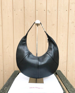 Vintage SALVATORE FERRAGAMO Leather Hobo Shoulder Bag