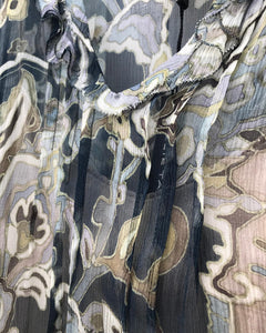 ELIE TAHARI Silk Print Top