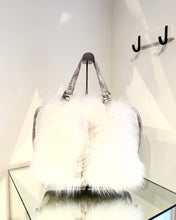 Load image into Gallery viewer, SILVANO BIAGINI Fox Fur Python Handle Bag
