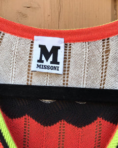 M MISSONI Multi Colour V-Neck S’less Dress