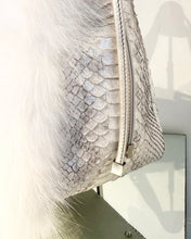 Load image into Gallery viewer, SILVANO BIAGINI Fox Fur Python Handle Bag
