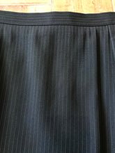 Load image into Gallery viewer, GIORGIO ARMANI Vintage Wool Blend Pinstripe Skirt
