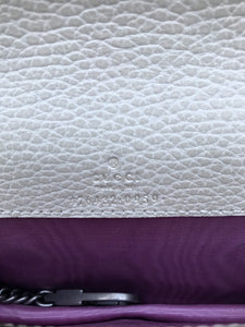 GUCCI Dionysus Crystal Leather Super Mini Crossbody Bag