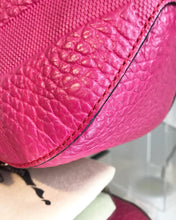Load image into Gallery viewer, BURBERRY Small Orchard Embossed Leather Bowling Bag
