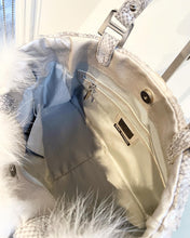 Load image into Gallery viewer, SILVANO BIAGINI Fox Fur Python Handle Bag

