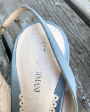 Load image into Gallery viewer, GIORGIO ARMANI Crochet Leather Mid Heels
