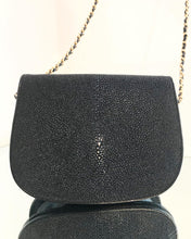 Load image into Gallery viewer, Vintage BEVERLY Italy Stingray Skin Leather Crossbody Bag
