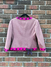 Load image into Gallery viewer, MOSCHINO CHEAP AND CHIC Tweed Velvet Trim Jacket
