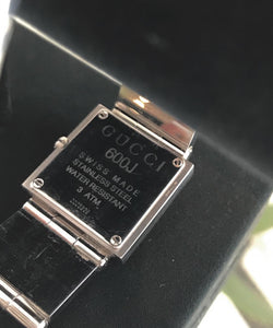 GUCCI Vintage 600J Stainless Steel Swiss Made Watch
