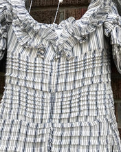 Load image into Gallery viewer, ZIMMERMANN Tiered Ruffle Linen Silk Dress
