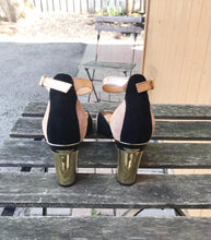 Load image into Gallery viewer, TANYA HEATH Suede &amp; Leather Heels
