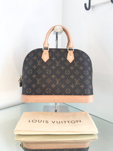 LOUIS VUITTON Monogram Alma PM Bag