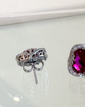 Load image into Gallery viewer, CHARRIOL Gem Stone Sterling Silver Pierced Stud Earrings
