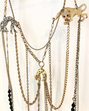 Load image into Gallery viewer, MARIA ZURETA Panthers Statement Necklace
