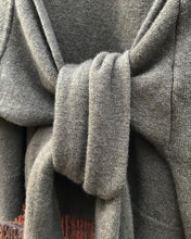 Load image into Gallery viewer, SANDRO Wool Cashmere Blend Tie Front/ Back Sweater
