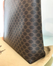 Load image into Gallery viewer, Vintage CELINE Brown Macadam Canvas Leather Handle Bag
