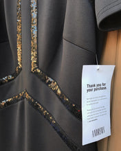 Load image into Gallery viewer, TADASHI SHOJI Sequin Embellished Short Sleeve Midi Dress
