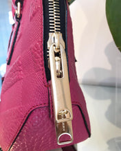 Load image into Gallery viewer, BURBERRY Small Orchard Embossed Leather Bowling Bag
