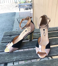 Load image into Gallery viewer, TANYA HEATH Suede &amp; Leather Heels
