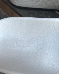 VINCE GAVIN Leather Slides