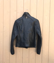 Load image into Gallery viewer, MACKAGE Jimmie Quilted Sleeves Leather Moto Jacket
