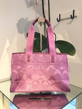 Load image into Gallery viewer, COACH Canvas Leather Handle Bag
