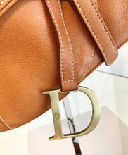 Load image into Gallery viewer, CHRISTIAN DIOR Vintage Tan Saddle Bag
