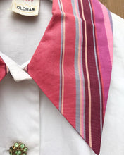 Load image into Gallery viewer, TODD OLDHAM Vintage Jewel Embellished Short Sleeve Tie Front Shirt
