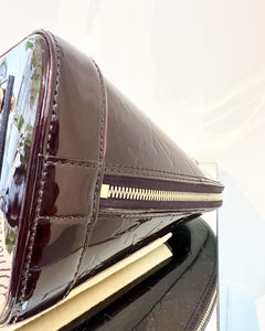 LOUIS VUITTON Amarante Vernis Alma PM Bag