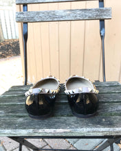 Load image into Gallery viewer, VALENTINO GARAVANI Rockstud Patent Leather Pointed Toe Ballet Flats
