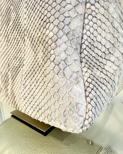 SILVANO BIAGINI Fox Fur Python Handle Bag