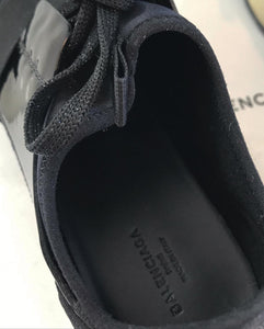 BALENCIAGA Tess S Gomma Black Lace-Up Sneakers