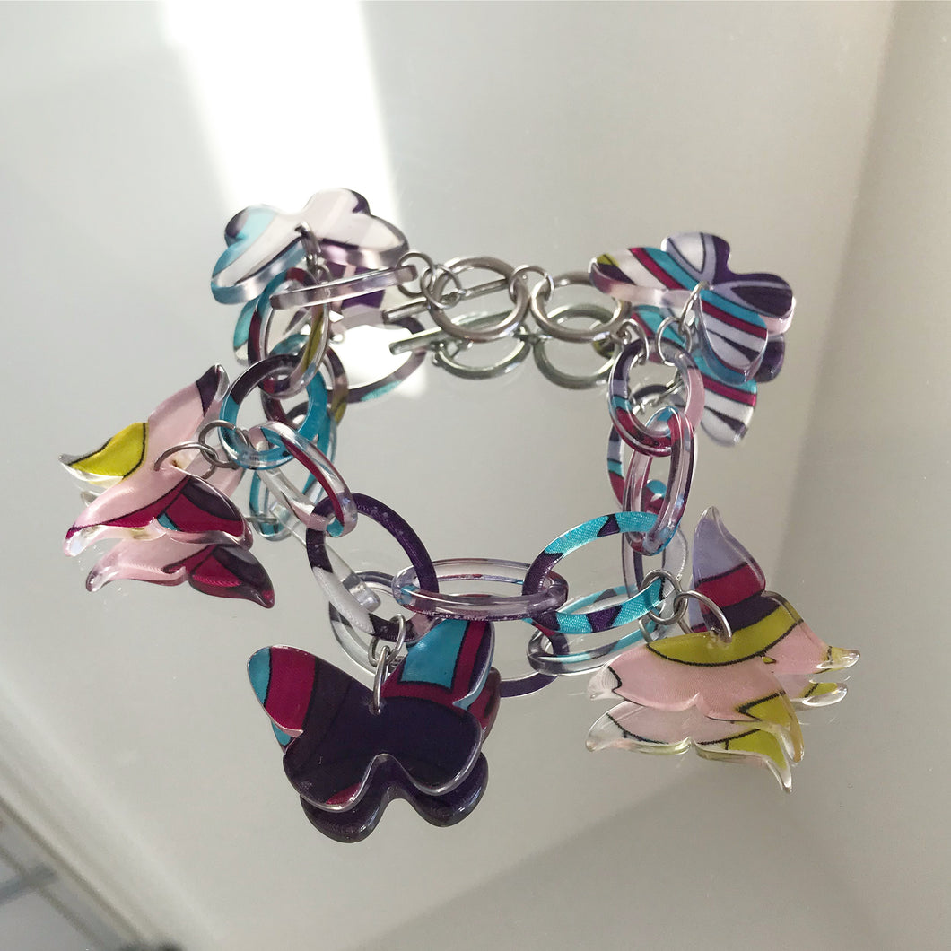 EMILIO PUCCI Butterflies Charm Bracelet