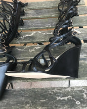 Load image into Gallery viewer, CHANEL Gladiator Wedge Leather Boots
