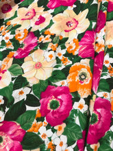 Load image into Gallery viewer, DIANA CONFEZIONI VENEZIA Floral Print Swing Midi Dress
