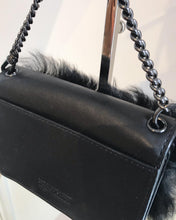 Load image into Gallery viewer, MARC By MARC JACOBS Lambs Fur Leather Wallet On Chain
