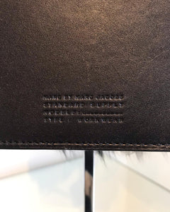 MARC By MARC JACOBS Lambs Fur Leather Wallet On Chain