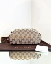 Load image into Gallery viewer, GUCCI Monogram Canvas Flap Backpack
