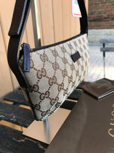 Load image into Gallery viewer, GUCCI GG Canvas Leather Pochette
