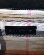 Load image into Gallery viewer, BURBERRY Small Abbott Gold Studded Black Leather Crossbody Bag

