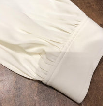 Load image into Gallery viewer, THEORY Cream Silk Top
