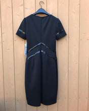 Load image into Gallery viewer, TADASHI SHOJI Sequin Embellished Short Sleeve Midi Dress
