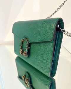 GUCCI Dionysus Mini Leather Chain Bag Wallet