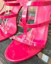 Load image into Gallery viewer, GUCCI Ursula Patent Leather Gladiator High Heel Sandals
